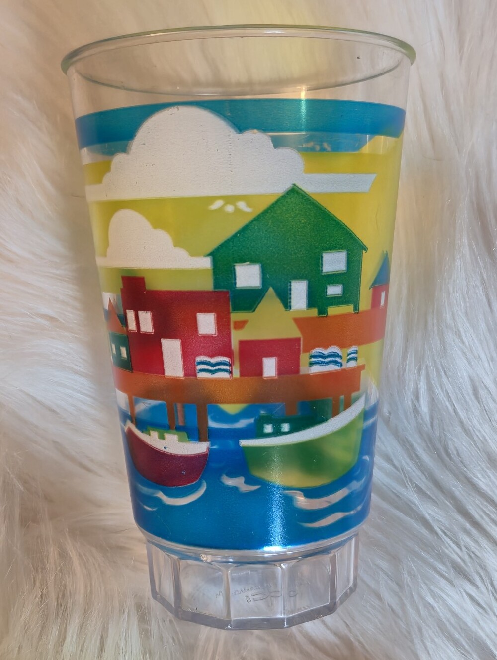 Set Of 4 Vintage Stotter Acrylic Plastic Tumblers